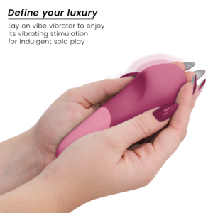 Womanizer-Vibe Lay-on Silent Vibrator Dusky Pink-Silicon, 10 - imagine 3