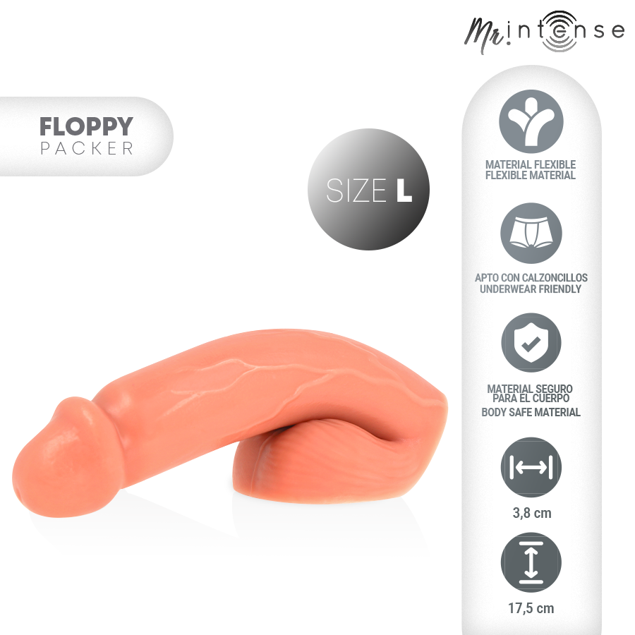 Mr. Intense Dildos-Packer Realist Floppy, Mărime L-Silicon 2 Mr. Intense Dildos-Packer Realist Floppy, Mărime L-Silicon · Dildo & Stimulatoare (imaginea 2)