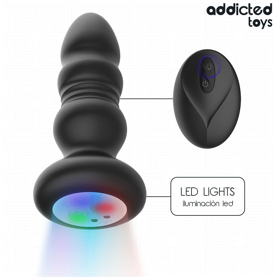 Addicted Toys-Plug Anal cu Impulsuri si Vibrații, Telecomandă 2 img 219272 b84f264593ba222640d3ac65283e860d 1