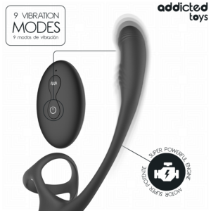 Addicted Toys-Plug Anal cu Vibrație, Mișcare 360º și Stimulator 18 Addicted Toys-Plug Anal cu Vibrație, Mișcare 360º și Stimulator - imagine 9