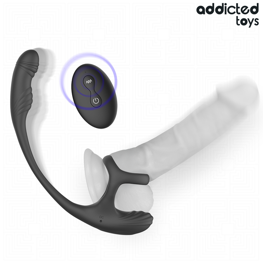 Addicted Toys-Plug Anal cu Vibrație, Mișcare 360º și Stimulator 5 img 219315 f6273519d971cad080a0e32d4f8bb731 1