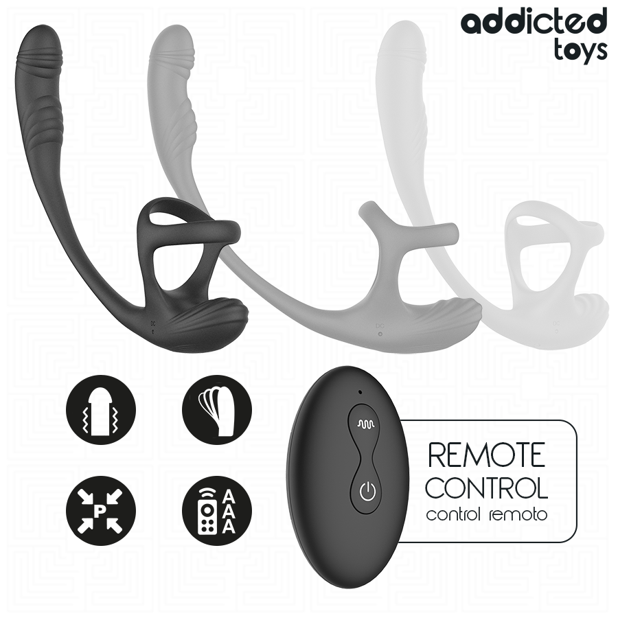 Addicted Toys-Plug Anal cu Vibrație, Mișcare 360º și Stimulator 6 img 219316 a3b93aa8dd5b77d2ac743465bc3f0b4c 1