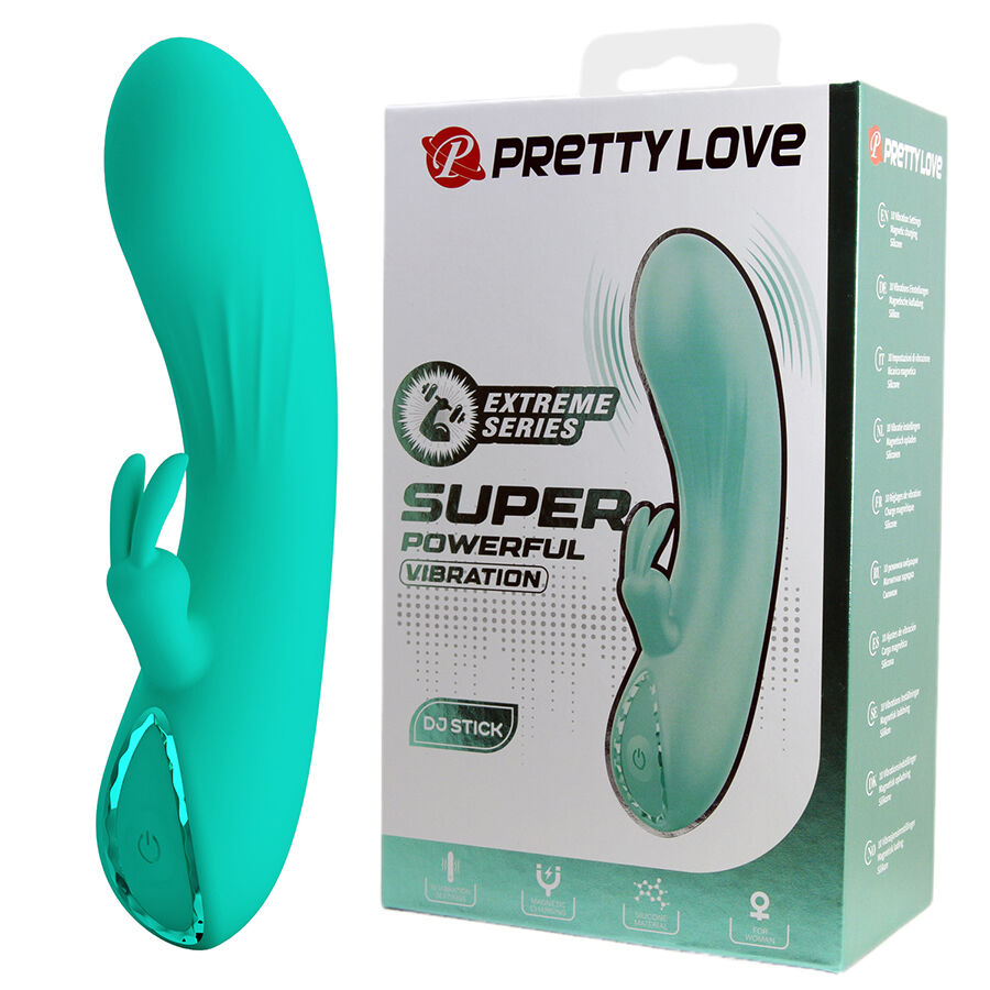 High Tech-Dj Stick G-spot Turquoise Vibrator-Silicon, 10 Trepte 9 High Tech-Dj Stick G-spot Turquoise Vibrator-Silicon, 10 Trepte — PRETTY LOVE · Vibratoare (imaginea 9)