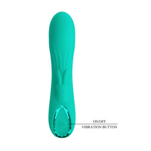 High Tech-Dj Stick G-spot Turquoise Vibrator-Silicon, 10 Trepte 18 High Tech-Dj Stick G-spot Turquoise Vibrator-Silicon, 10 Trepte — PRETTY LOVE · Vibratoare (imaginea 8)