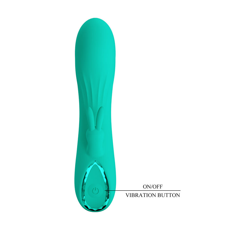 High Tech-Dj Stick G-spot Turquoise Vibrator-Silicon, 10 Trepte 8 High Tech-Dj Stick G-spot Turquoise Vibrator-Silicon, 10 Trepte — PRETTY LOVE · Vibratoare (imaginea 8)