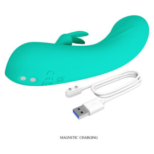 High Tech-Dj Stick G-spot Turquoise Vibrator-Silicon, 10 Trepte 20 High Tech-Dj Stick G-spot Turquoise Vibrator-Silicon, 10 Trepte — PRETTY LOVE · Vibratoare (imaginea 10)