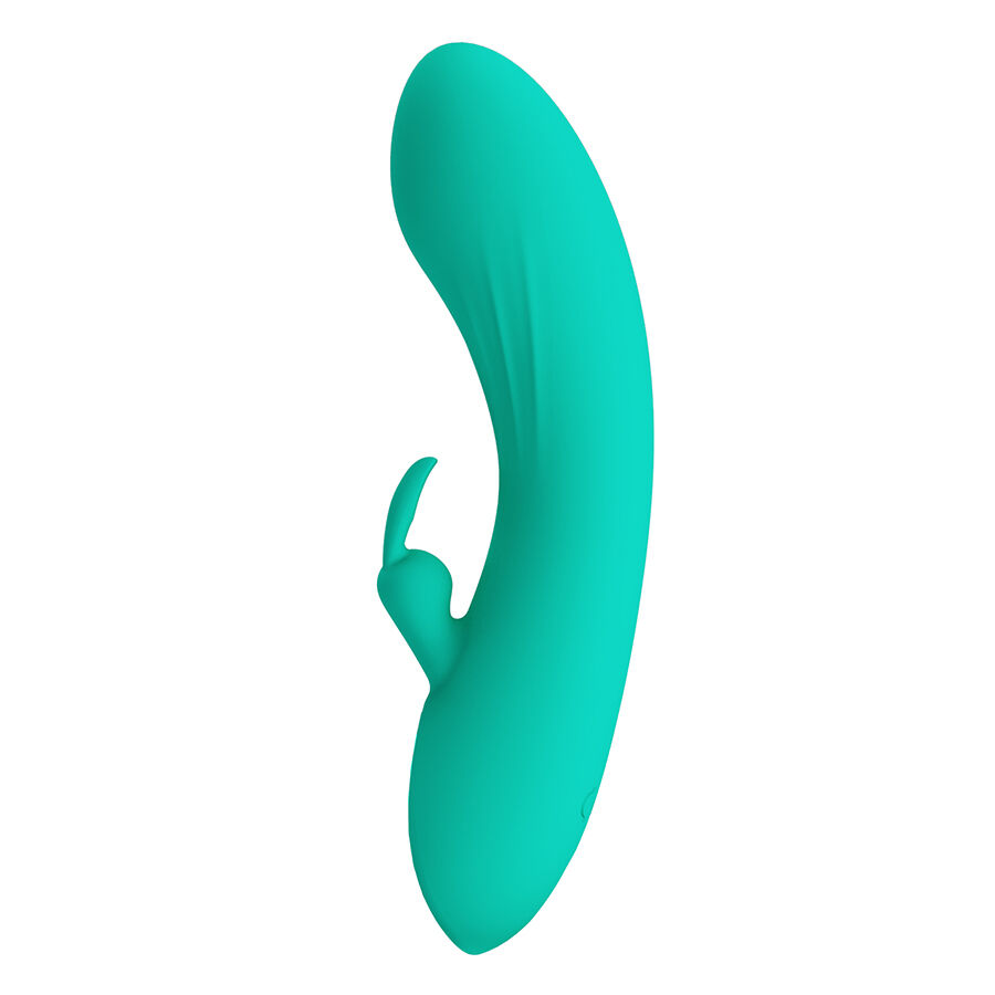 High Tech-Dj Stick G-spot Turquoise Vibrator-Silicon, 10 Trepte 1 High Tech-Dj Stick G-spot Turquoise Vibrator-Silicon, 10 Trepte — PRETTY LOVE · Vibratoare