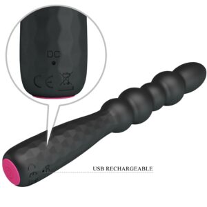 Mr Play-Dop Anal Vibrator Flexibil, 12 Funcții, Reîncărcabil - imagine 7