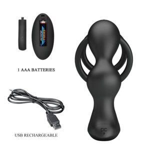 Mr Play-Dop Anal Vibrator cu Inel pentru Penis · Jucarii Anale (imaginea 7)