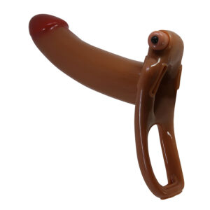 Harness Collection-Bradden Strap-on Vibrator Gol-Silicon, 10 - imagine 4