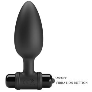 Mr Play-Super Power Dop Anal cu Vibrație-Silicon, 10 Trepte - imagine 5