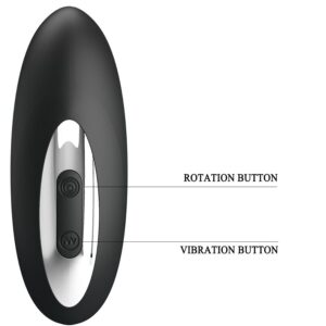 Mr Play-Masajer Prostatic cu Rotatie si Vibratie-Silicon, 12 11 Mr Play-Masajer Prostatic cu Rotatie si Vibratie-Silicon, 12 - imagine 4
