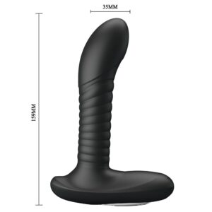 Mr Play-Masajer Prostatic cu Rotatie si Vibratie-Silicon, 12 13 Mr Play-Masajer Prostatic cu Rotatie si Vibratie-Silicon, 12 - imagine 6