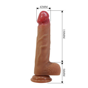 Dildos-Lisle Dildo Realist cu Ventuză 20.6 cm -ø- 4.2 cm-Silicon - imagine 6