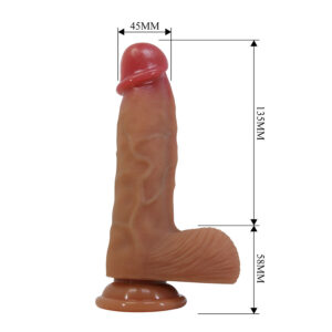 Dildos-Duvall Dildo Realist cu Ventuză 19.3 cm -ø- 4.5 cm-Silicon 10 Dildos-Duvall Dildo Realist cu Ventuză 19.3 cm -ø- 4.5 cm-Silicon - imagine 3