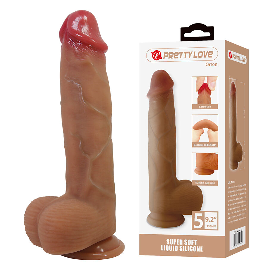 Dildos-Orton Dildo Realistic cu Ventuză 23.5 cm -ø- 4.9 cm-Silicon 8 img 220126 5adf080e96d426db5f97d5235e467ed9 1