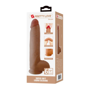Dildos-Mendel Dildo Realist cu Ventuză 25.5 cm -ø- 5.6 cm-Silicon - imagine 7