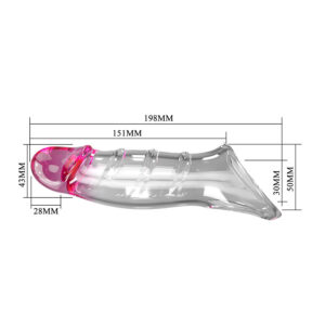 For Him-Darnell Husă pentru Penis Efect Transparent-TPE, Silentios 16 For Him-Darnell Husă pentru Penis Efect Transparent-TPE, Silentios - imagine 6