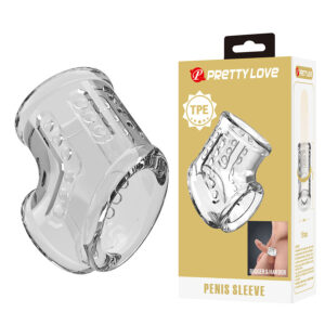For Him-Husa Scurtă Transparentă pentru Penis-TPE, Waterproof 16 For Him-Husa Scurtă Transparentă pentru Penis-TPE, Waterproof - imagine 8