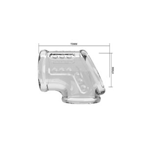 For Him-Husa Scurtă Transparentă pentru Penis-TPE, Waterproof 13 For Him-Husa Scurtă Transparentă pentru Penis-TPE, Waterproof - imagine 5