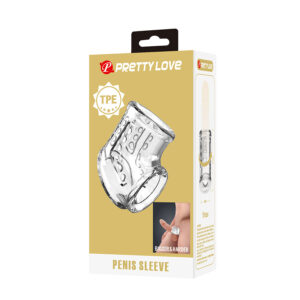For Him-Husa Scurtă Transparentă pentru Penis-TPE, Waterproof 15 For Him-Husa Scurtă Transparentă pentru Penis-TPE, Waterproof - imagine 7