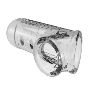 For Him-Teacă Transparentă Texturată pentru Penis-TPE, Waterproof 14 For Him-Teacă Transparentă Texturată pentru Penis-TPE, Waterproof - imagine 6