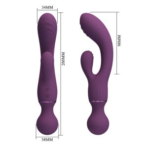 High Tech-All Rounder Mov Vibrator pentru Punctul G-Silicon, 10 16 High Tech-All Rounder Mov Vibrator pentru Punctul G-Silicon, 10 - imagine 6