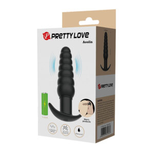 Anal Toys-Aeolis Plug Anal Vibrator-Silicon, 10 Trepte, Silentios - imagine 9