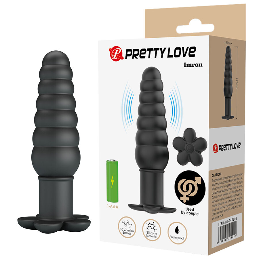 Anal Toys-Imron Dop Anal Vibrant, 10 Moduri, Negru-Silicon, 10 1 img 220359 2e8489cdbff621c5edb587fc52264565 1