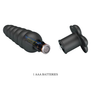 Anal Toys-Imron Dop Anal Vibrant, 10 Moduri, Negru-Silicon, 10 15 Anal Toys-Imron Dop Anal Vibrant, 10 Moduri, Negru-Silicon, 10 - imagine 6
