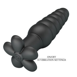 Anal Toys-Imron Dop Anal Vibrant, 10 Moduri, Negru-Silicon, 10 17 Anal Toys-Imron Dop Anal Vibrant, 10 Moduri, Negru-Silicon, 10 - imagine 8