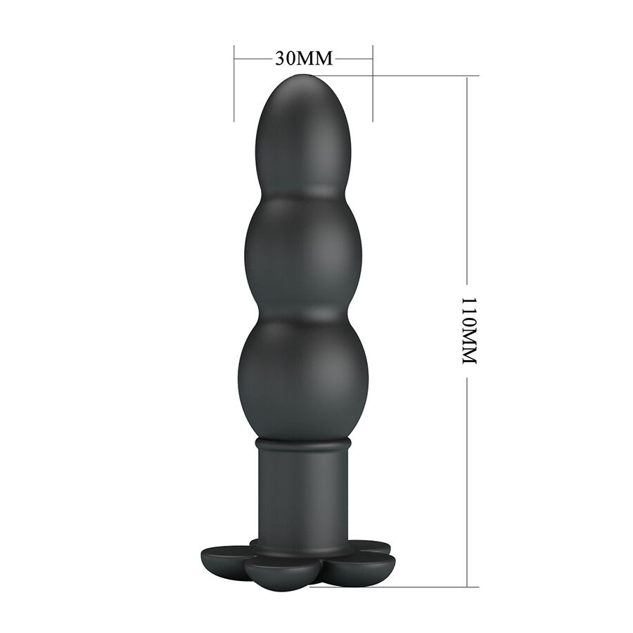 Anal Toys-Pretty Love Jadier Plug Anal Vibrant, Negru-Silicon 3 img 220365 2499369c5707265b06cd1428f5f4a5f5 1