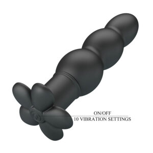 Anal Toys-Pretty Love Jadier Plug Anal Vibrant, Negru-Silicon 14 Anal Toys-Pretty Love Jadier Plug Anal Vibrant, Negru-Silicon - imagine 5