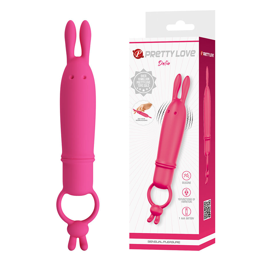 For Him-Delia Rabbit Vibrator cu Inel de Rezistență-Silicon, 10 9 img 220374 9434327b782d501db9f460cee7d968fb 1