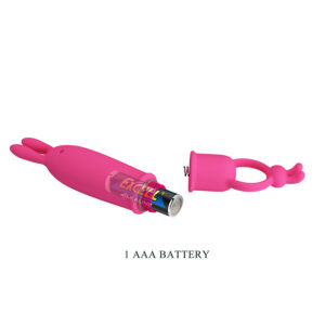 For Him-Delia Rabbit Vibrator cu Inel de Rezistență-Silicon, 10 15 For Him-Delia Rabbit Vibrator cu Inel de Rezistență-Silicon, 10 - imagine 6