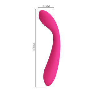 High Tech-Jessica High Power Vibrator Roz-Silicon, 10 Trepte - imagine 2