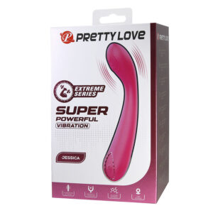 High Tech-Jessica High Power Vibrator Roz-Silicon, 10 Trepte - imagine 7