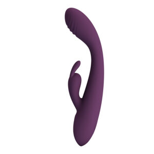 High Tech-Emma Rabbit Violet Vibrator cu Stimulator-Silicon, 10 10 High Tech-Emma Rabbit Violet Vibrator cu Stimulator-Silicon, 10 - imagine 1