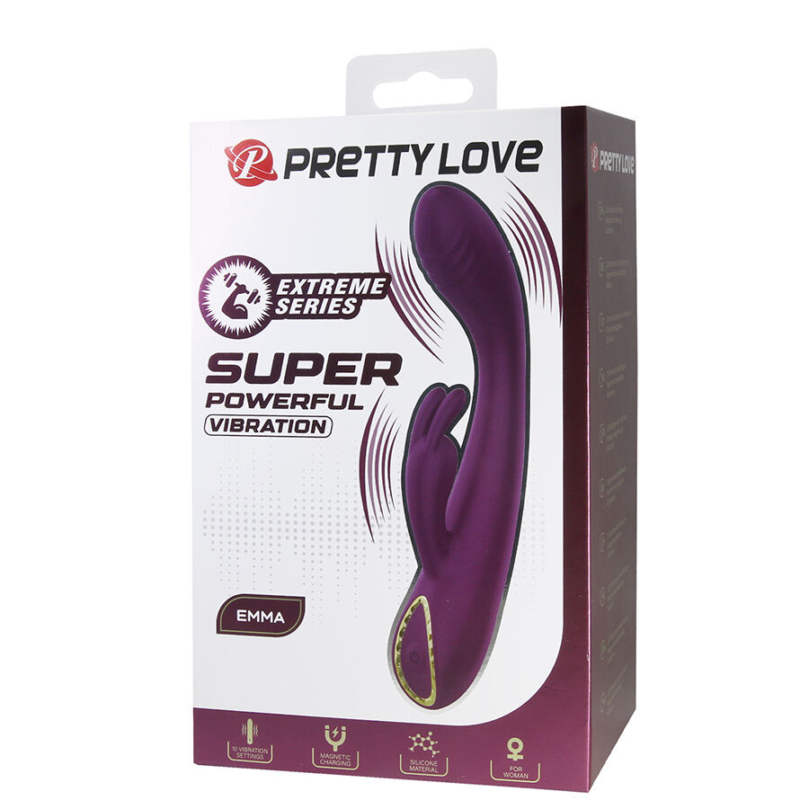 High Tech-Emma Rabbit Violet Vibrator cu Stimulator-Silicon, 10 6 img 220405 d7efa558120faa86f69ac00ae4c0ca45 1