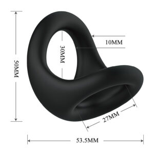 Crazy Bull-Nestor Ergonomic Inel Penian si Testicular-Silicon 10 Crazy Bull-Nestor Ergonomic Inel Penian si Testicular-Silicon - imagine 3