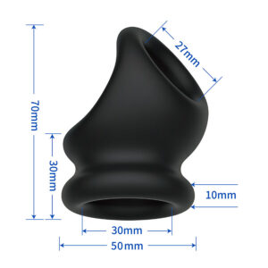 Crazy Bull-Oberon Inel Suport pentru Penis si Testicule-Silicon 10 Crazy Bull-Oberon Inel Suport pentru Penis si Testicule-Silicon - imagine 3