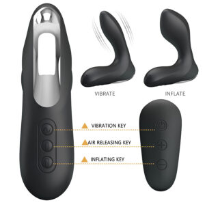 Mr Play-Masaj Prostatic cu Vibrație și Telecomandă-Silicon, 12 - imagine 5