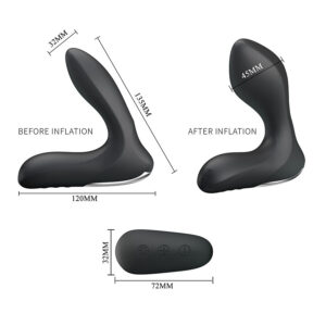 Mr Play-Masaj Prostatic cu Vibrație și Telecomandă-Silicon, 12 - imagine 7