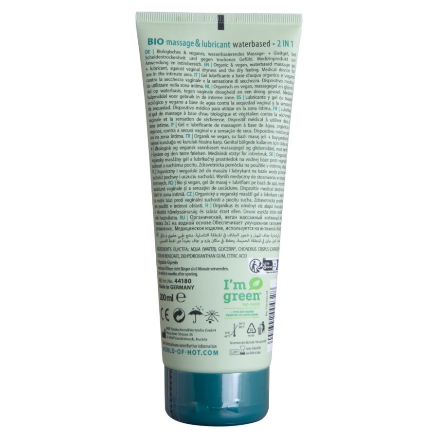 Hot-Bio Gel Masaj si Lubrifiant pe Bază de Apă 2 in 1 200 ml 2 img 220653 91782ed83cdd5ea4f680ffc3abc78222 1