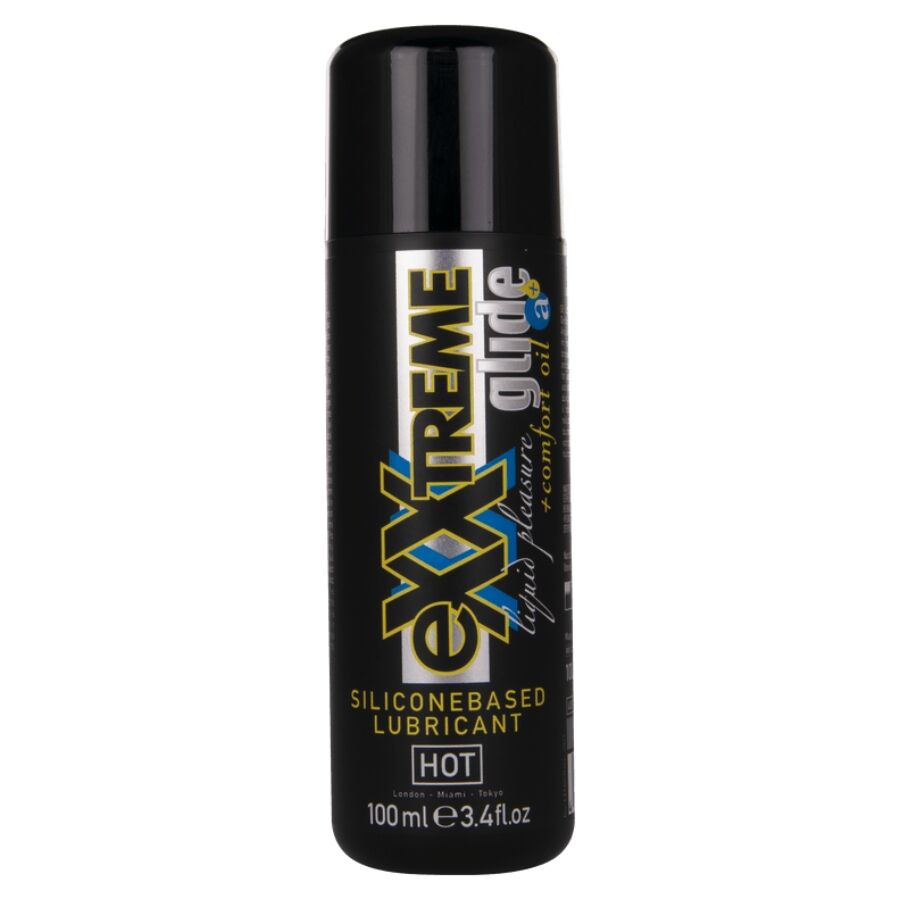 Hot-Exxtreme Glide Lubrifiant pe Bază de Silicon + Comfort Oil-100 ml 1 img 220693 d217e4a676f2971754582b16ffd33afa 1