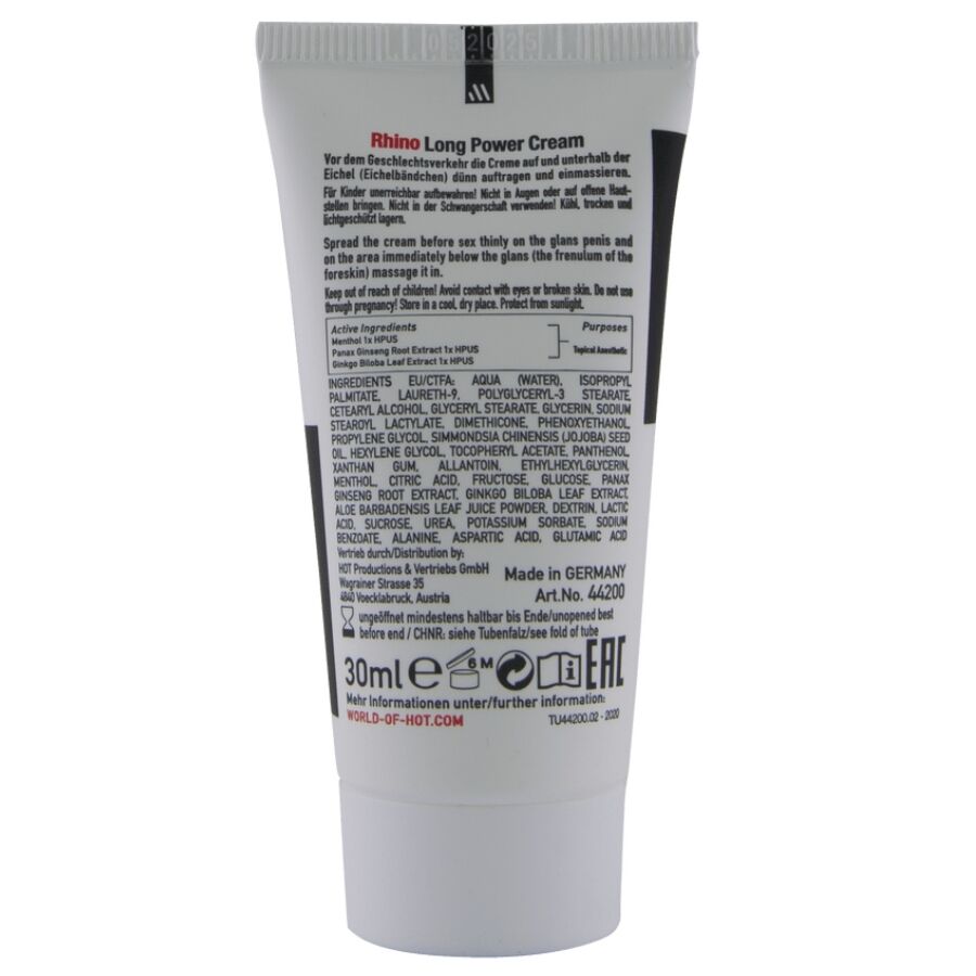 Hot-Rhino Long Power Cremă pentru Întârziere 30 ml 6 img 220787 f1e015992da7813e596c4cdd1526067e 1