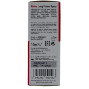 Hot-Rhino Long Power Spray 10 ml 12 Hot-Rhino Long Power Spray 10 ml - imagine 5