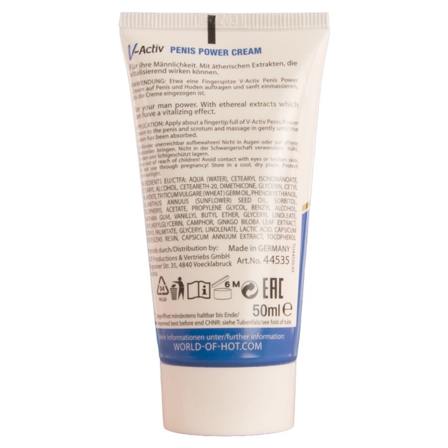 Hot-V-activ Cremă Penis Power pentru Bărbați 50 ml 7 img 220810 0809acf20602dbe2b4e75a53b8e8b83f 1