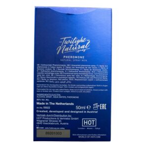 Hot-Twilight Spray Natural cu Feromoni pentru Bărbați 50 ml 7 Hot-Twilight Spray Natural cu Feromoni pentru Bărbați 50 ml - imagine 3