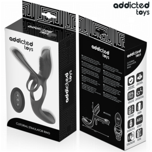 Addicted Toys-Inel Dublu pentru Penis cu Stimulator - imagine 2